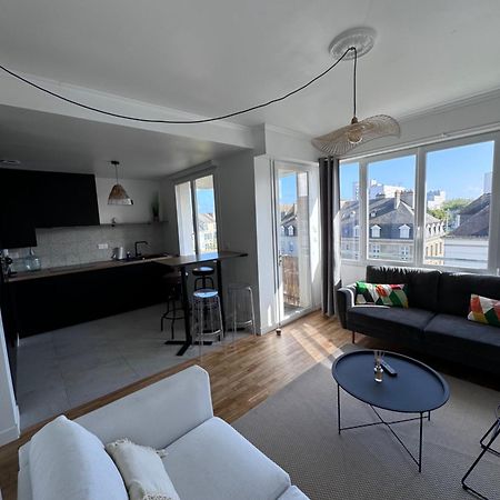 Charmant Appartement T3 Avec Balcon, Centre-Ville Лориан Екстериор снимка